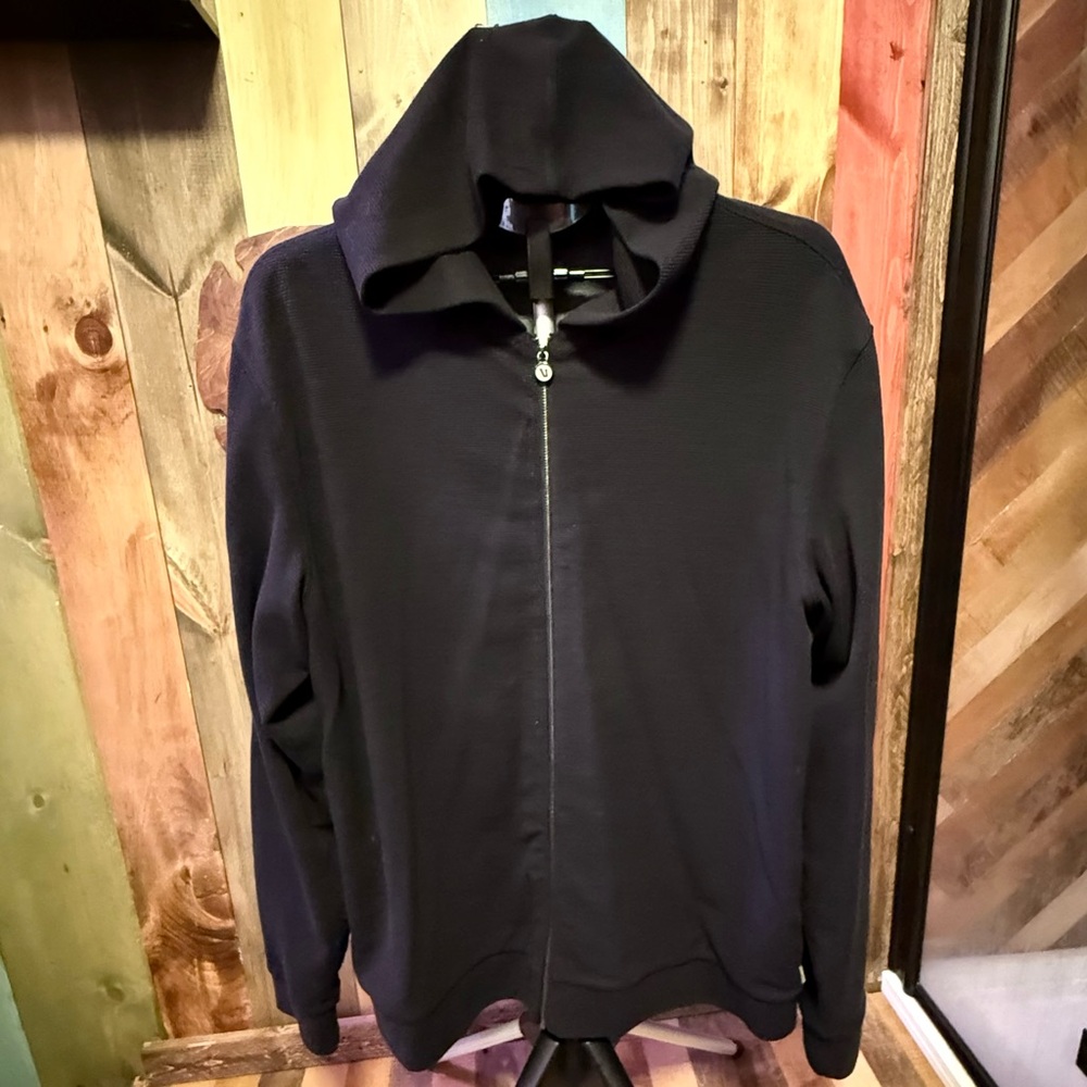 Vuori Full-Zip Hoodie – Black – Size XL 🧥